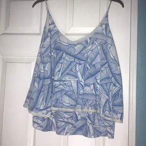 Leaf Print Blouse